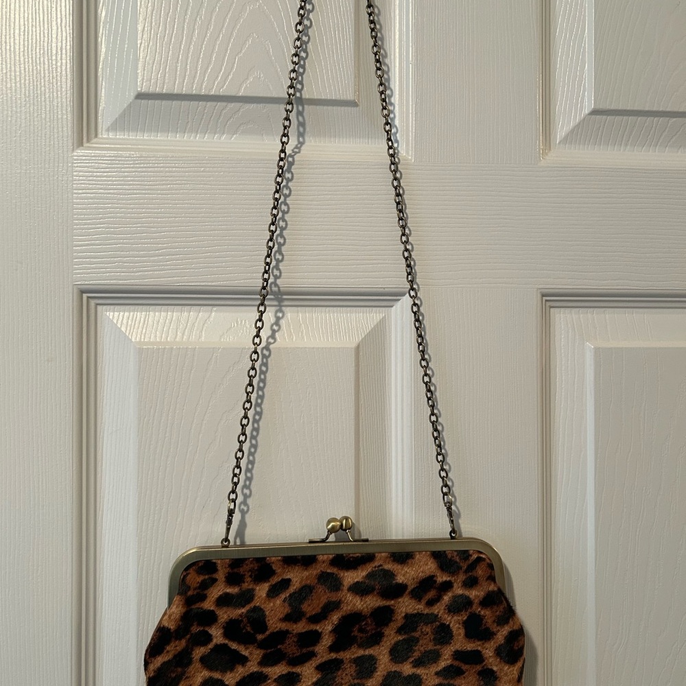 Patricia Nash kiss lock cheetah clutch